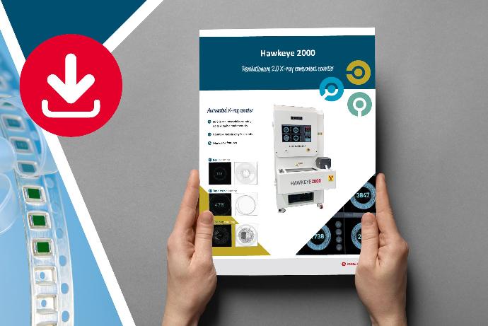 Download Hawkeye 2000 flyer Count all kinds of SMD with hawkeye xray component counter